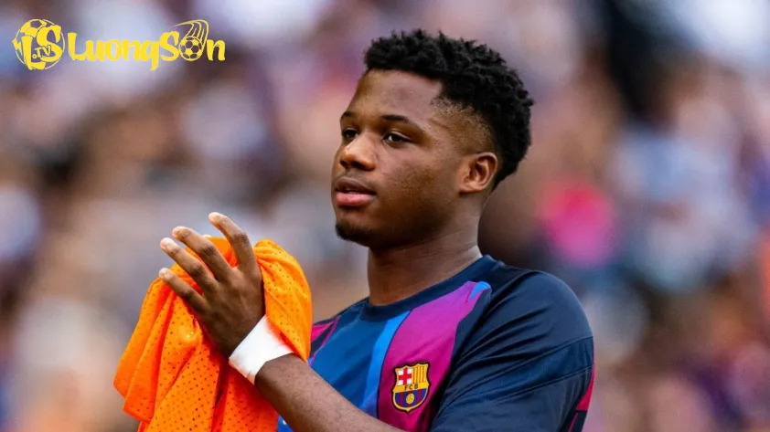 Ansu Fati để lại sự tiếc nuối đối với NHM Barca (Ảnh: Sky).
