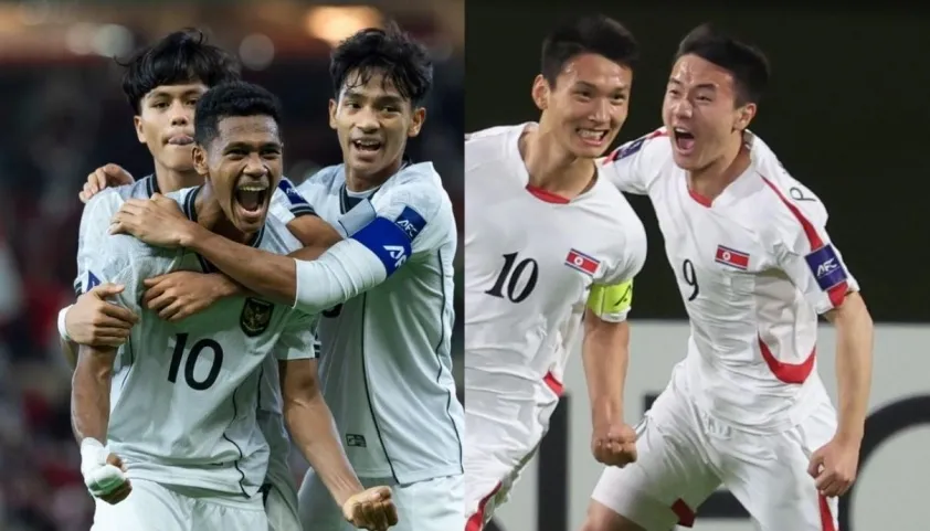 Indonesia vs Triều Tiên (Ảnh: AFC)