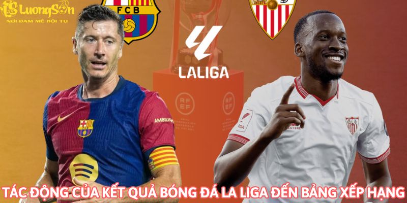 Xếp hạng kết quả bóng đá la liga tại LuongsonTv